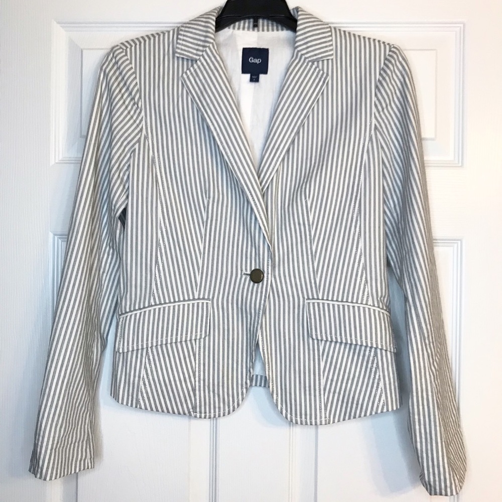 Gap Striped Blazer